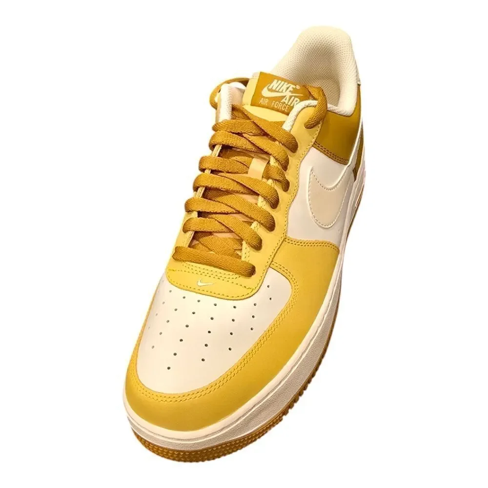 Nike Men’s Air Force 1 '07 Training Size 7.5 Bronzine / Coconut Milk FZ4034-716 - Picture 3 of 10